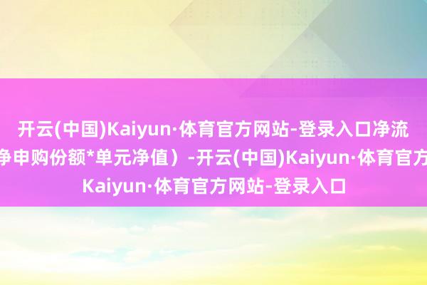 开云(中国)Kaiyun·体育官方网站-登录入口净流入9.46亿元（净申购份额*单元净值）-开云(中国)Kaiyun·体育官方网站-登录入口