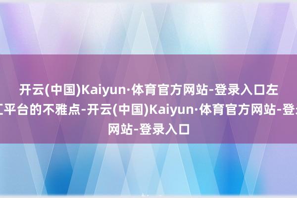 开云(中国)Kaiyun·体育官方网站-登录入口　　左证迈汇平台的不雅点-开云(中国)Kaiyun·体育官方网站-登录入口