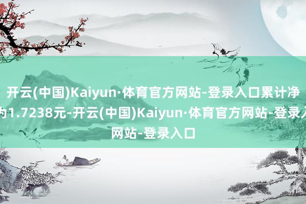 开云(中国)Kaiyun·体育官方网站-登录入口累计净值为1.7238元-开云(中国)Kaiyun·体育官方网站-登录入口