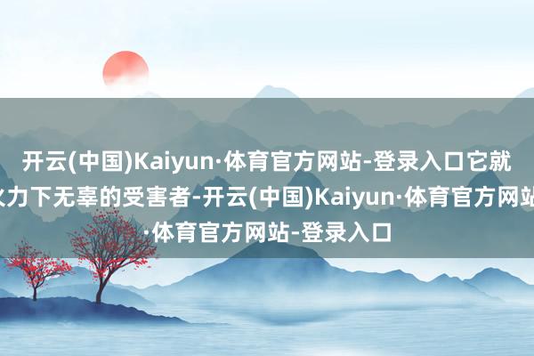 开云(中国)Kaiyun·体育官方网站-登录入口它就成了己方火力下无辜的受害者-开云(中国)Kaiyun·体育官方网站-登录入口