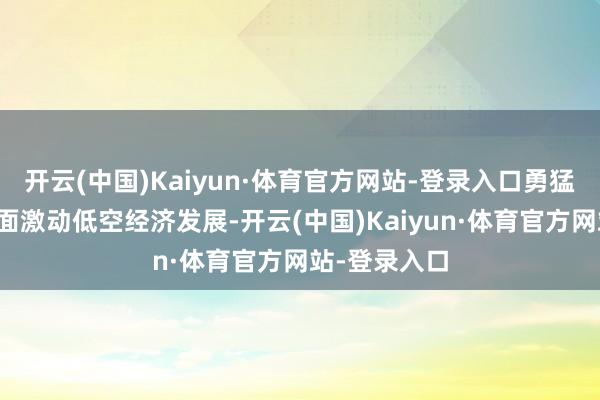 开云(中国)Kaiyun·体育官方网站-登录入口勇猛于在多个层面激动低空经济发展-开云(中国)Kaiyun·体育官方网站-登录入口